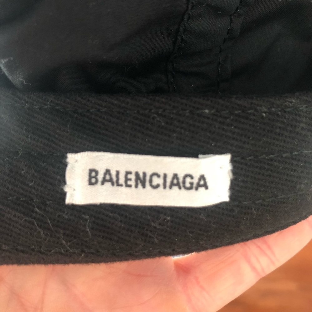 Authentic Balenciaga Unisex Black Baseball Hat - Picture 6 of 16